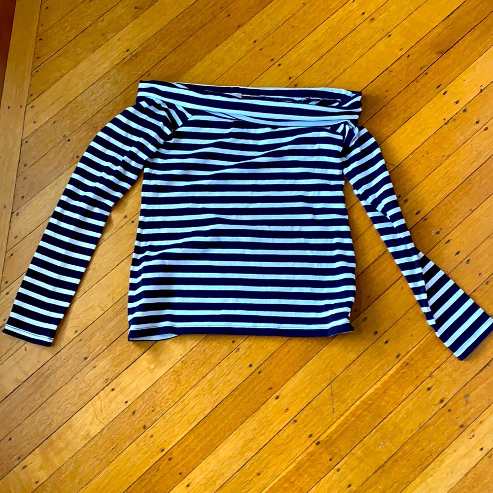 Jcrew off the shoulder T-shirt